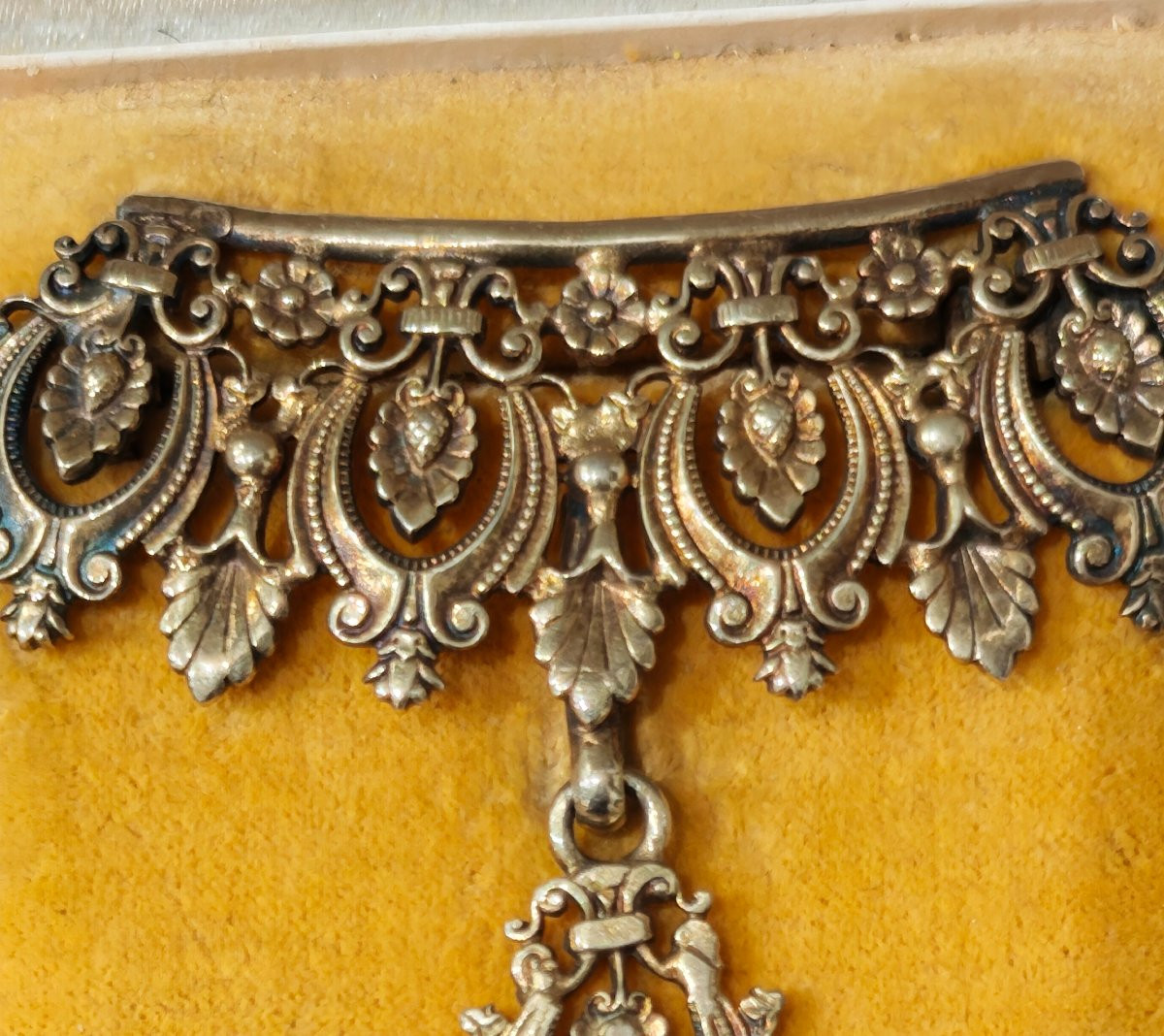 Spilla con moneta di Francesco I di Borbone -photo-1