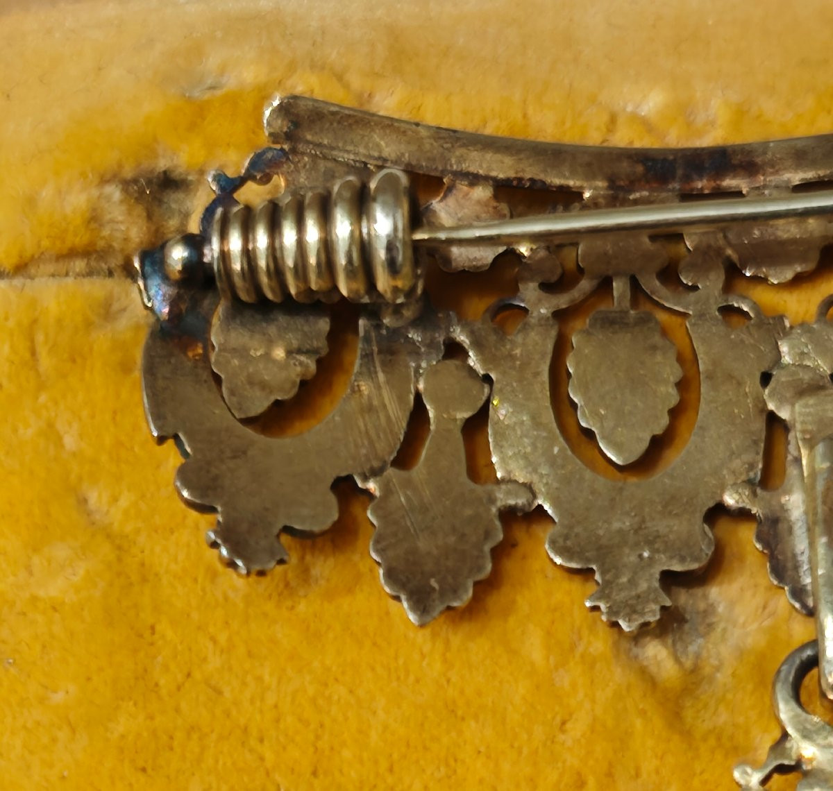 Spilla con moneta di Francesco I di Borbone -photo-2