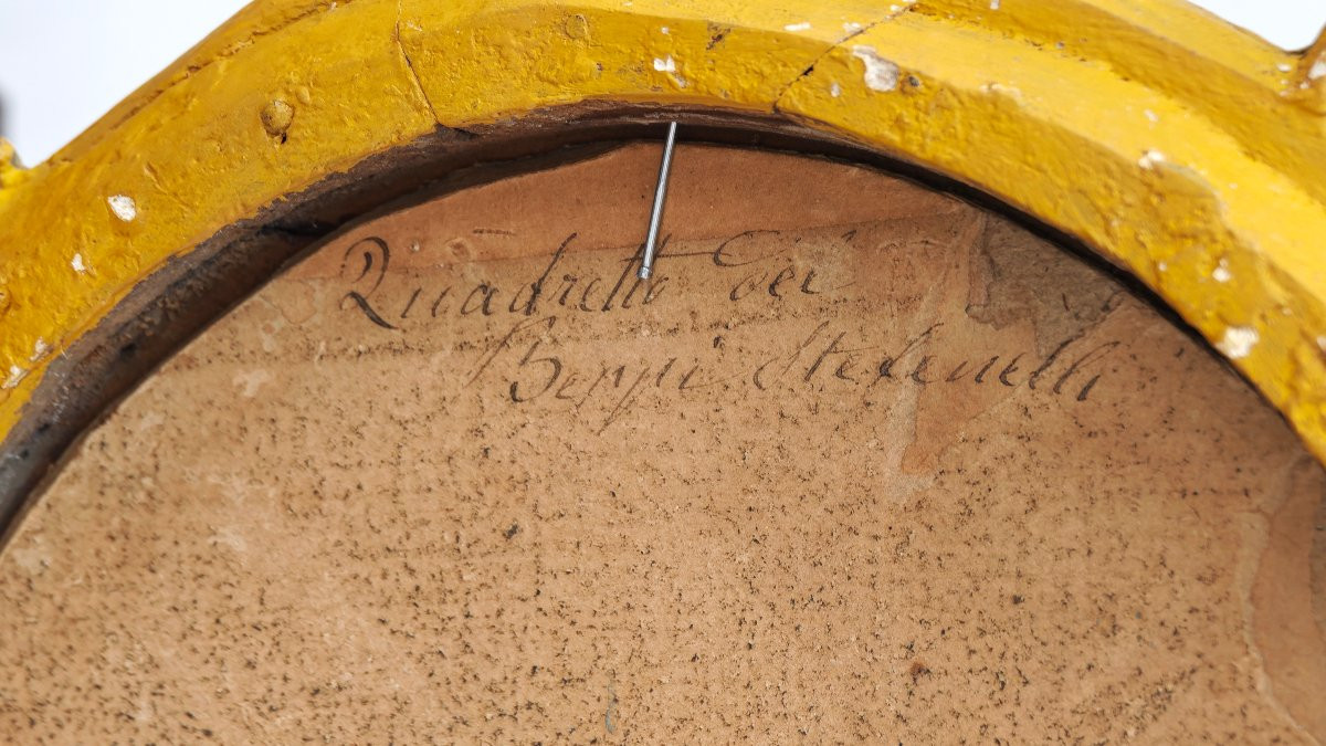 Amore e Psiche antico dipinto di ambito veneto del XVIII secolo -photo-1