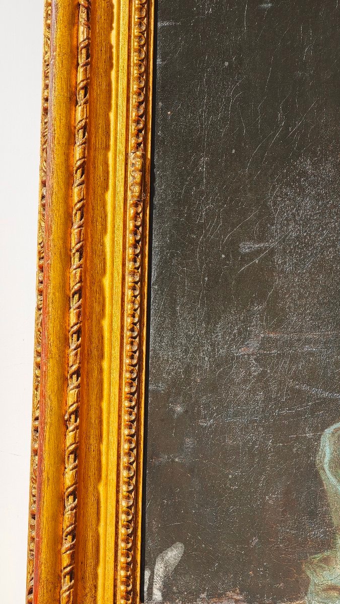 Ritratto Di Dama In Abito Di Seta - Scuola Inglese Del XVIII Secolo-photo-4