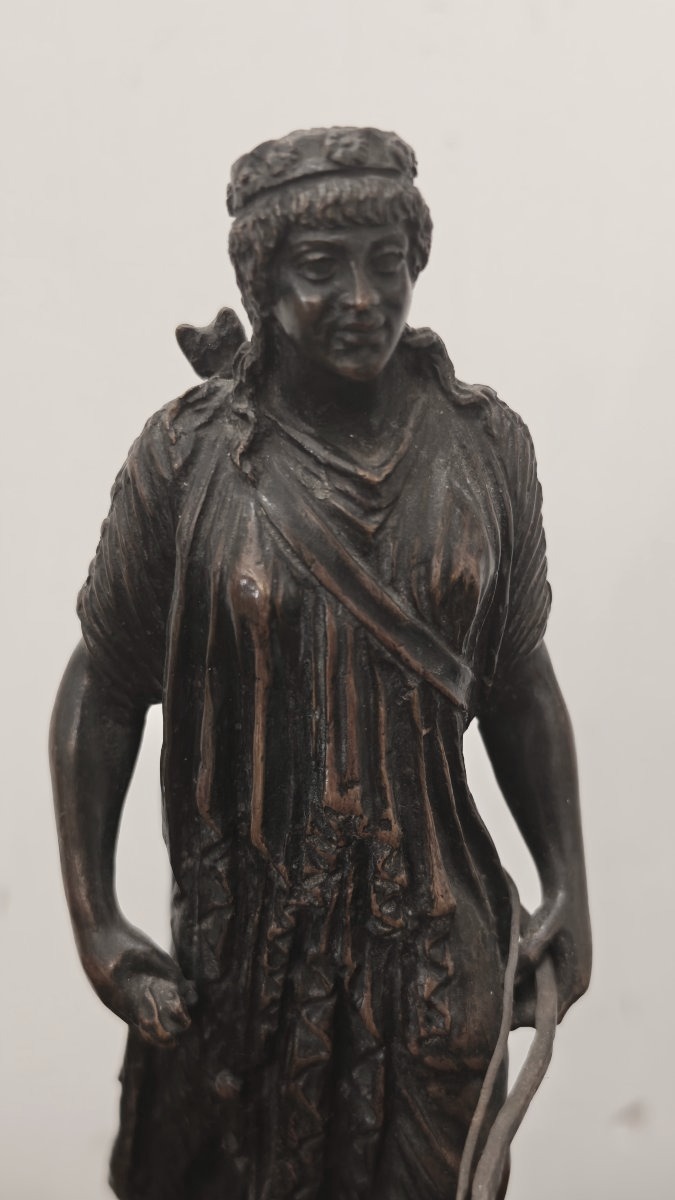 Diana la cacciatrice - Statuetta in bronzo del Grand Tour, metà del XIX secolo-photo-6