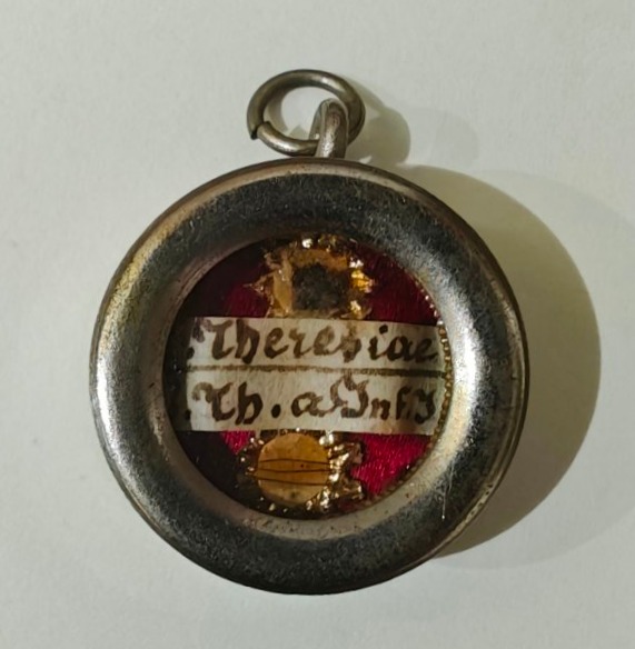 Antico Reliquiario Teca Santa Teresa di Lisieux Bambin Gesù 