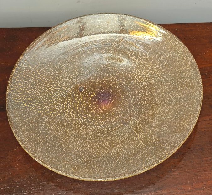 Salsiera con piattino Barovier, Murano 1940 c.-photo-2