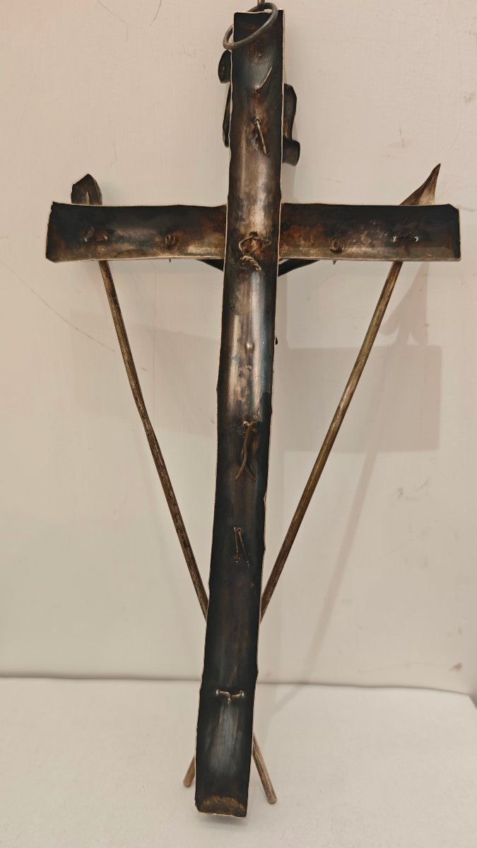 Crocifisso della Passione in argento Italia, XIX secolo-photo-3