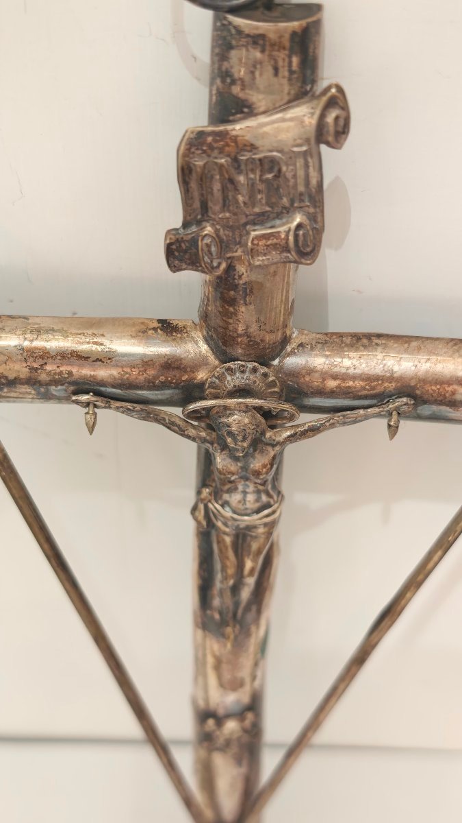 Crocifisso della Passione in argento Italia, XIX secolo-photo-5