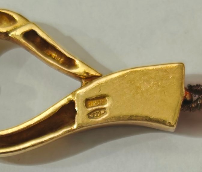 Importante collana in corallo del Mediterraneo del XIX secolo chiusura in oro 18 kt e diamanti -photo-2