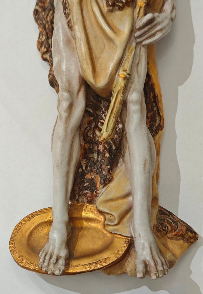 Scultura San Giovanni Battista del Prof. Eugenio Pattarino, Firenze-photo-5