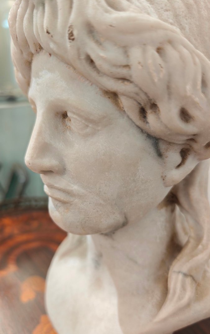 Busto in marmo di Carrara Grand Tour -photo-2