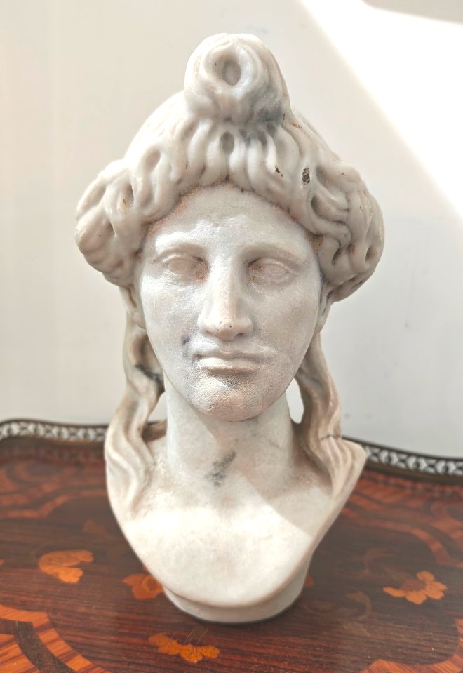 Busto in marmo di Carrara Grand Tour 