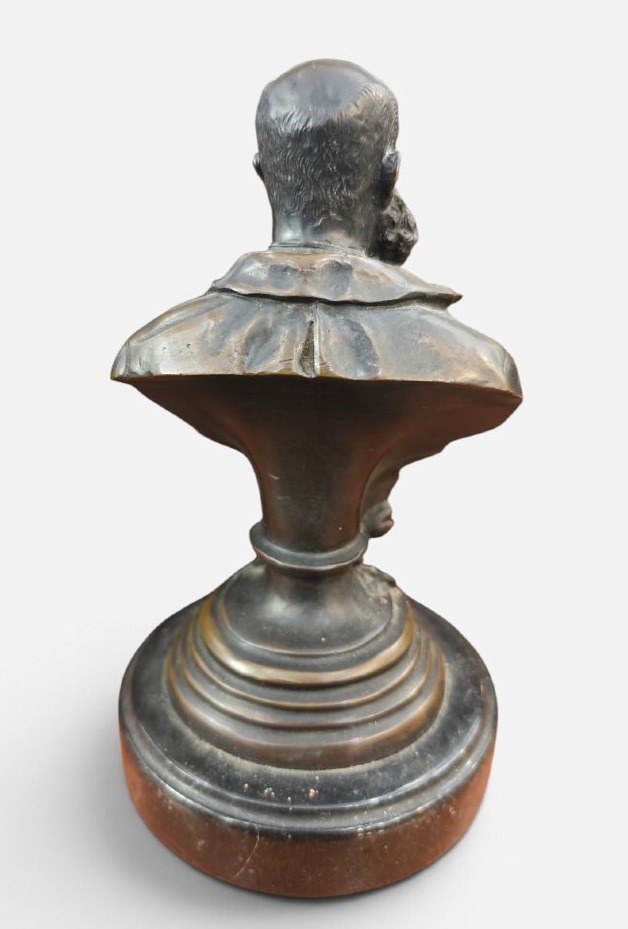 Busto in bronzo dell'Imperatore Francesco Giuseppe I d'Austria -photo-3
