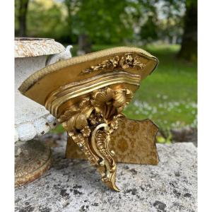 Console In Golden Wood 