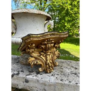 Console In Golden Wood 