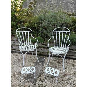 Pair Of Garden Armchairs