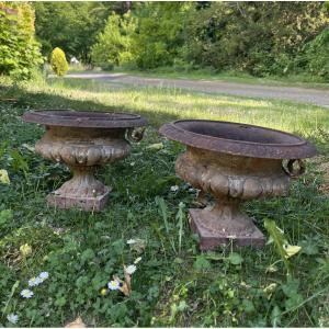 Small Pair Of Medici Vases 