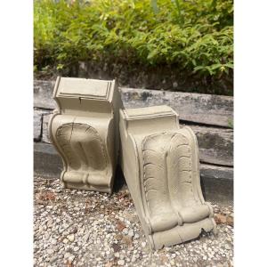 Pair Of Wall Consoles