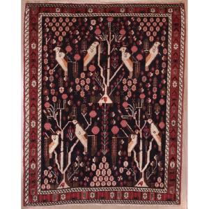 Afchar Iran Rug 132 X 106 Cm