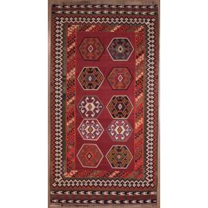Kilim Gashghaï Kashkuli Iran 250 X 133 Cm