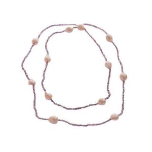 Amethyst And Freshwater Pearl Necklace