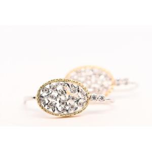 0.45 Carat Diamond Earring 18k Yellow Gold 