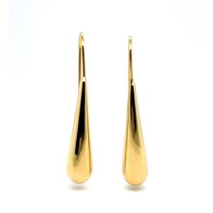 18k Yellow Gold Drop Earrings