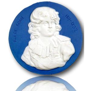 Large Medallion Representing The King Of Rome In Biscuit Porcelain - Ep. XIX