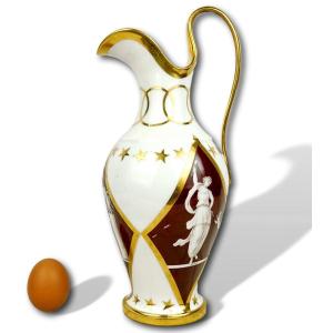 Large Water Pitcher In Paris Porcelain - Empire Ep.