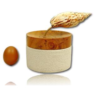 "hydro" Ceramic Box Covered With A Lid By Isabelle Fustinoni - Contemporary Ep.