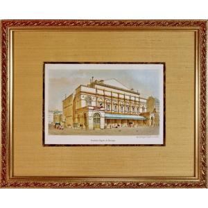 Engraving - Paris - Royal Academy Of Music - 1st Half Of The 19th Century
