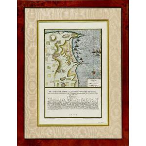 Engraving - "the Battle Of Saint Cast On The Coasts Of Brittany - Ep. 18th