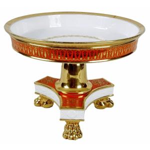 Paris Porcelain Fruit Display Stand Or Bowl - Manufacture De Honore - Early 19th Century