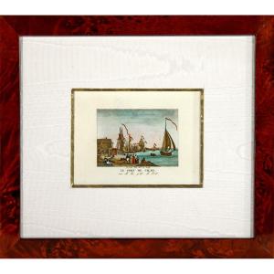 Port Of Calais - View Of The Eastern Jetty (62) - Early 19th Century