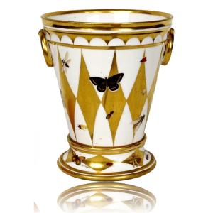 Cache-pot (rare) - Paris - Rue Thiroux - Manufactured By Guy And Housel - Late 18th Century