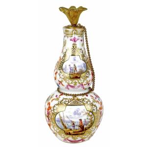 Meissen Porcelain Perfume Bottle - Early 19th Century