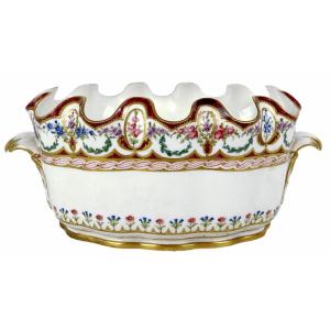 Soft-paste Porcelain Glass Cabinet From Sèvres - 18th Century (1787)