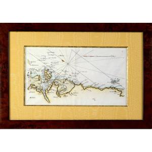 Coastal Map Of Brittany - Pleubian - Isle De Bréhat - Paimpol - Plouzec - Saint-quay-portrieux