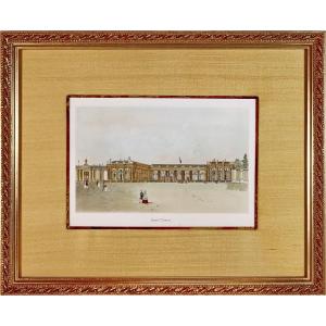 Engraving Of The Château De Versailles - Grand Trianon - Ep. 1ere Moitié XIXe