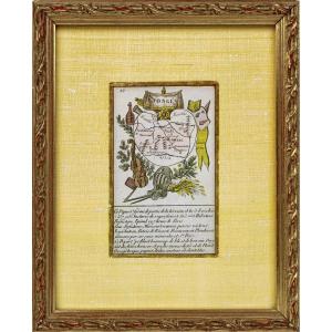 The Vosges - Small Departmental Map - XIXe