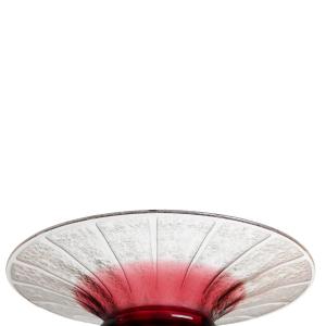 Large Charles Schneider Glass Cup "a Côtes" French Art Deco - Daum, Gallé, d'Argental Era