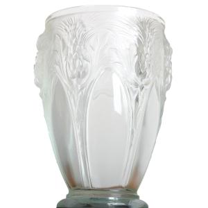 Thistle Vase By Verlys Art Deco 1933 Era Daum, Gallé, d'Argental, Schneider