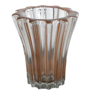 Vase Signed Pierre d'Avesn Art Deco Era Verlys, Lalique, Saint Louis, Schneider