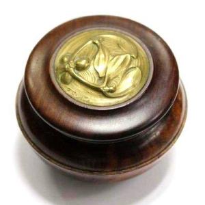 Box With Mistletoe Decoration By Jules Cayette (1882-1953) Nancy - Art Nouveau Circa 1905