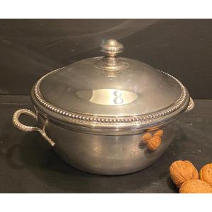 Silver Metal Vegetable Dish