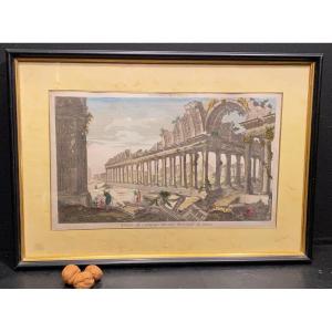 Engraving, Perspective View Of The Ruins Of Cartage.