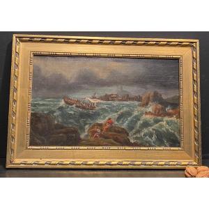Painting, Smooth Painting, Navy