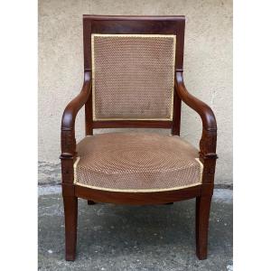 Nineteenth Mahogany Armchair
