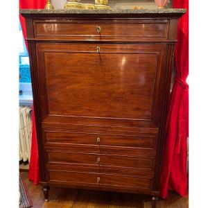 Louis XVI Secretary In Mahogany