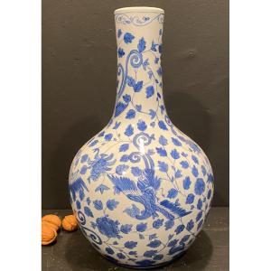 Chinese Blue Porcelain Vase