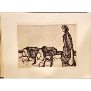 Engraving By Claude Weisbuch