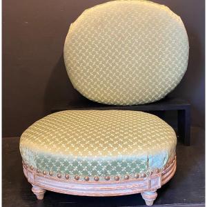 Pair Of Louis XVI Style Foot Rests