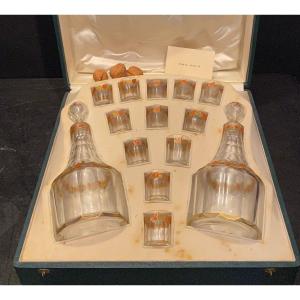 Daum Liqueur Service, Art Deco 